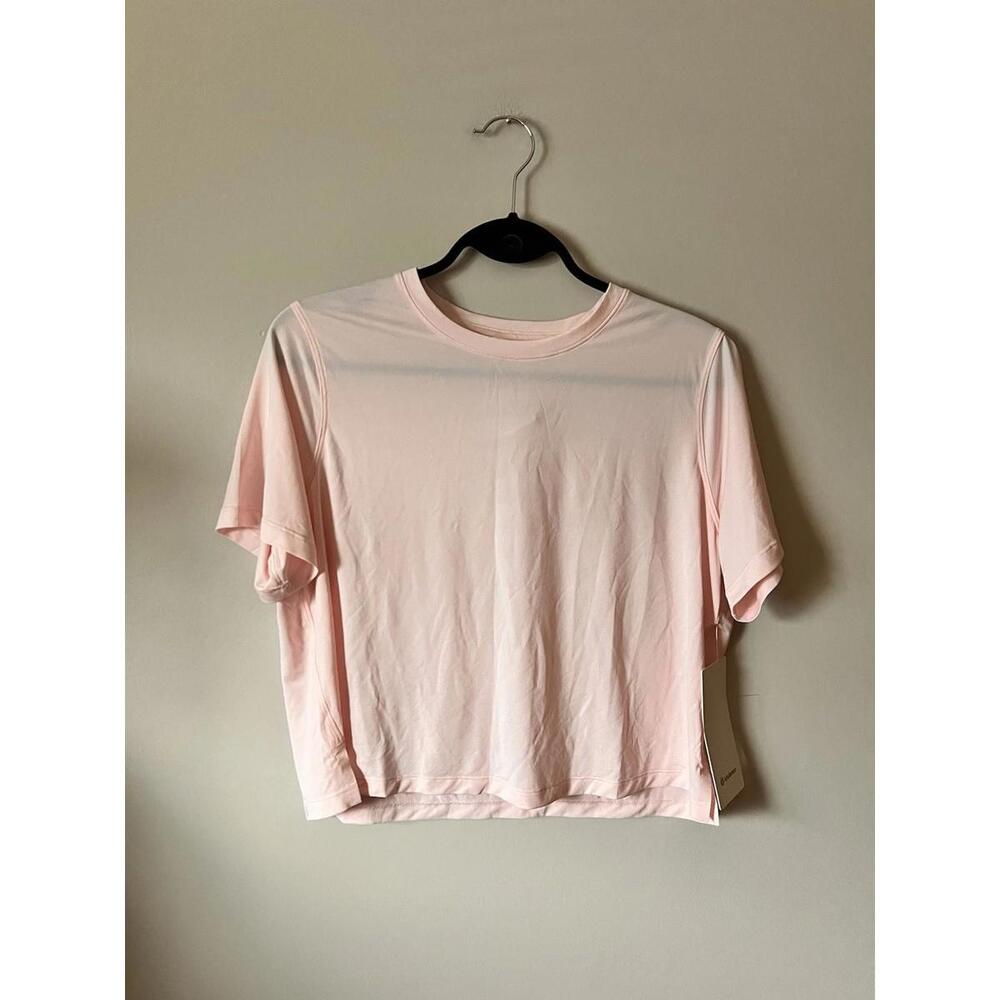 lululemon athletica Light Pink Short Sleeve Crew Tee